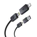 Baseus Versatile Two-for-Two Fast Charging Cable U+C to C+L 60W 2M