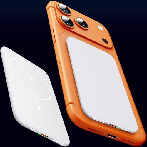 Ultra-Slim 5000mAh Magnetic Wireless Power Bank for iPhone 16/15/14