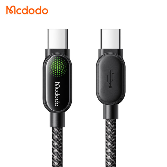 Neon Pulse: 100W Braided USB-C Fast Charging Cable