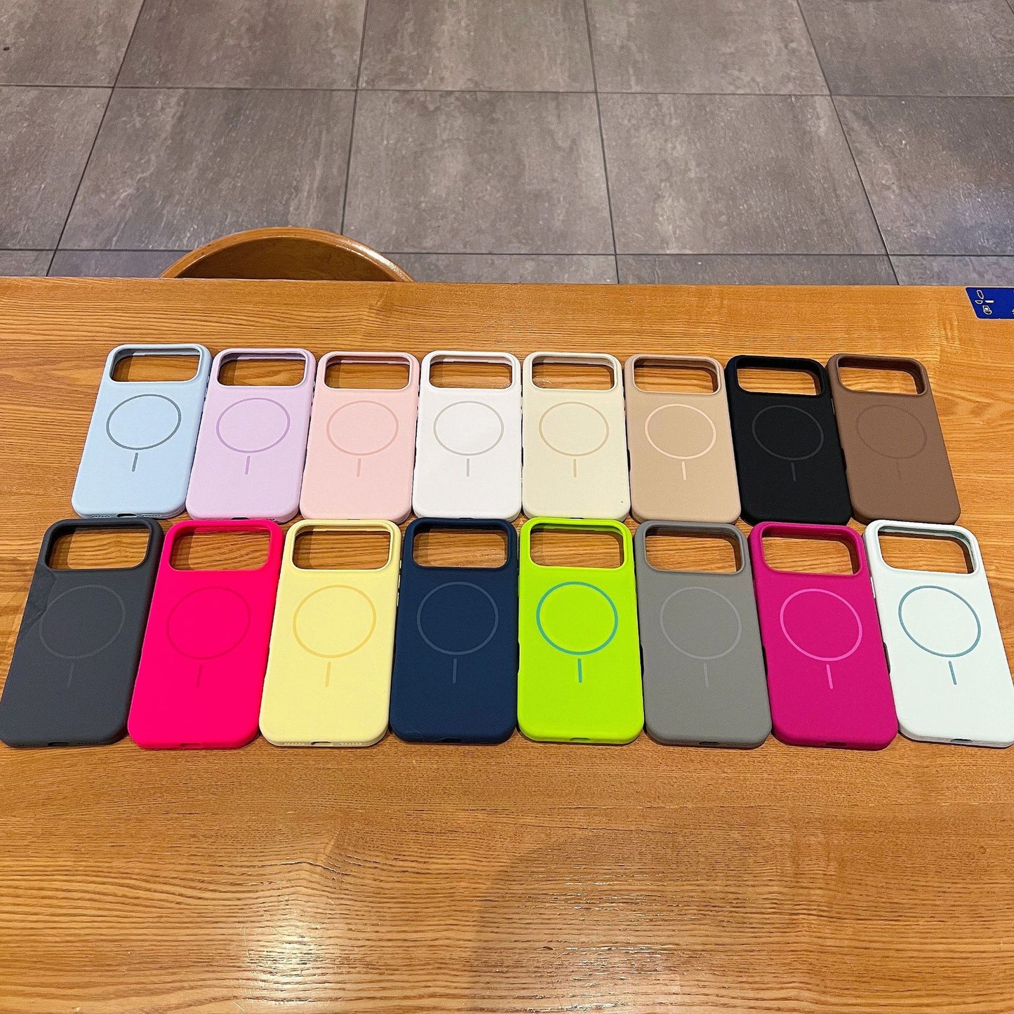 Dopamine Dream: Ultra-Slim Liquid Silicone MagSafe Case