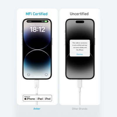 Anker 322 USB-C to Lightning Cable (3ft Braided)