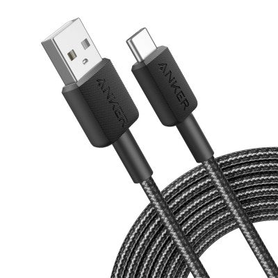 Anker 322 USB-A to USB-C Cable (3ft Braided)-Black