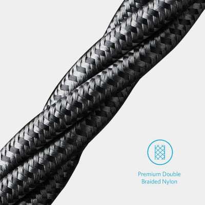 Anker 322 USB-A to USB-C Cable (3ft Braided)-Black