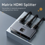 Baseus Matrix HDMI Bidirectional Switcher-Space Gray