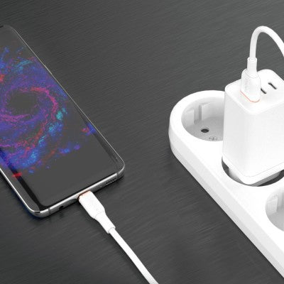 iQuick PowerWire 1 Series TPE Charging Data Cable USB to Micro USB 2m