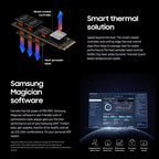 Samsung 2TB 990 PRO PCIe 4.0 NVMe M.2 SSD (MZ-V9P2T0BW)