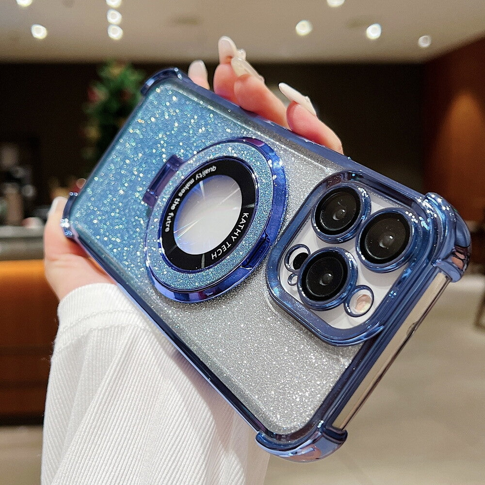 Air Cushion Corners Clear Case Cover MagSafe Stand for iPhone 11 12 13 14 15 16