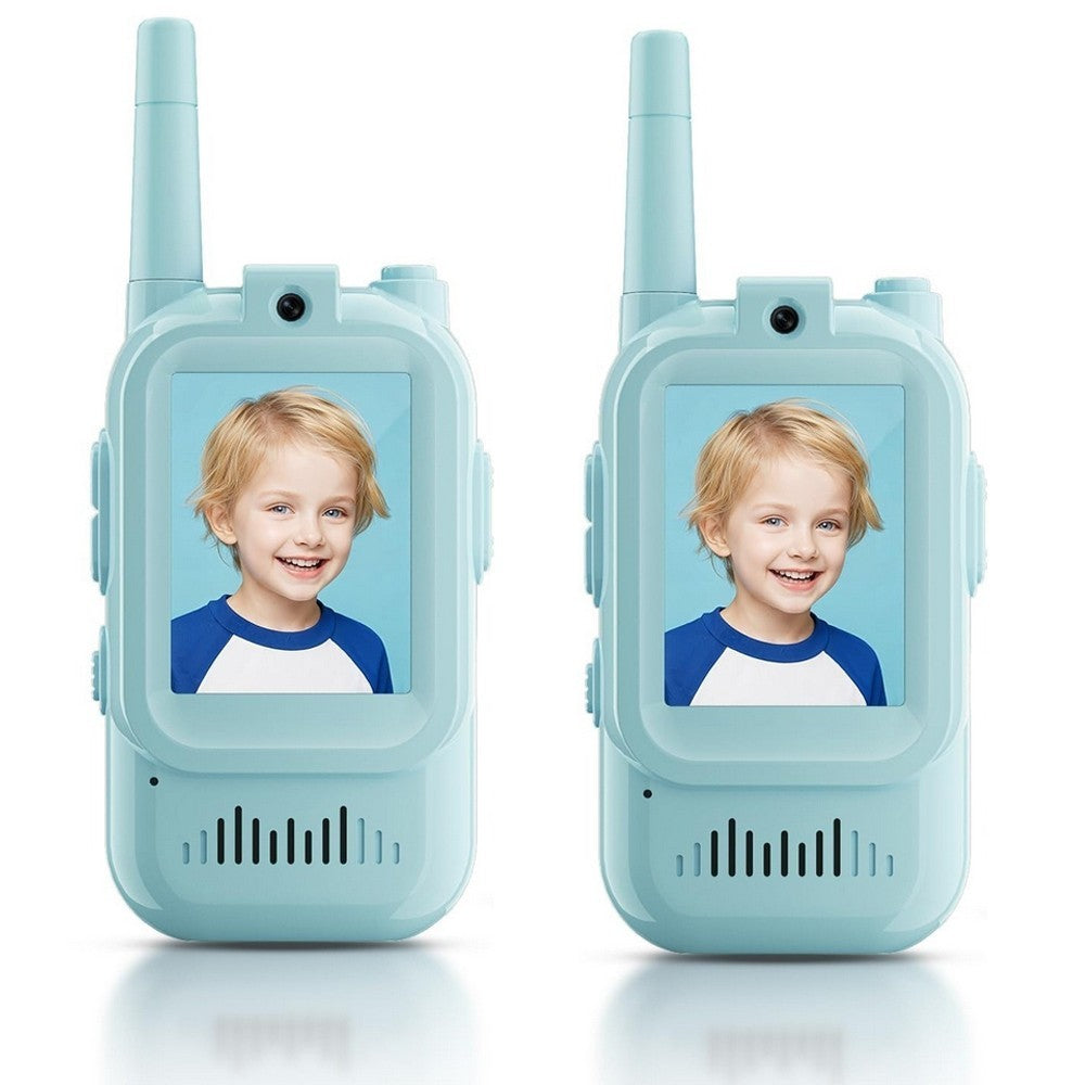 2 Pack Facetime Video Walkie Talkie for Kids Camera Voice Intercom Max 500m