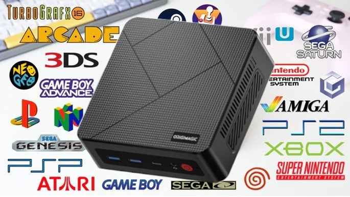 AMD Ryzen 5 Retro Station Mini PC 256GB + 2TB MVMe Retro gaming + Windows 11