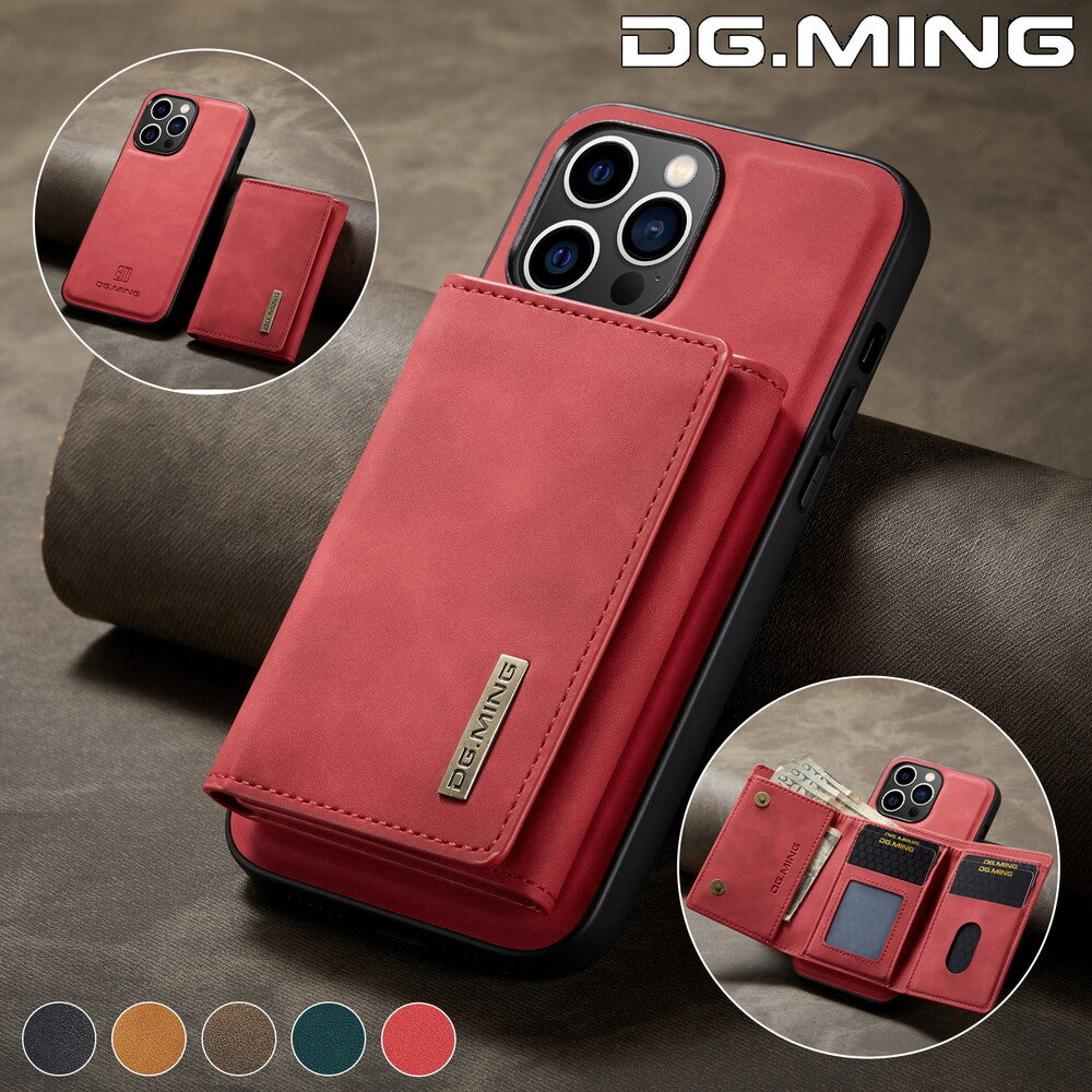 2-in-1 Magnetic PU Leather Wallet Case For iPhone 17 16 15 14 13 12 11 XS XR