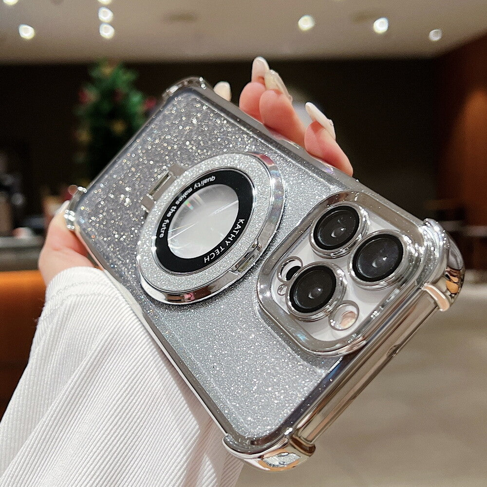 Air Cushion Corners Clear Case Cover MagSafe Stand for iPhone 11 12 13 14 15 16