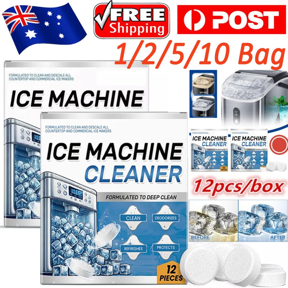 12-120PCS Ice Machine Cleaner Maker Descaler Clean Tablets Cleaning Tablets 2025