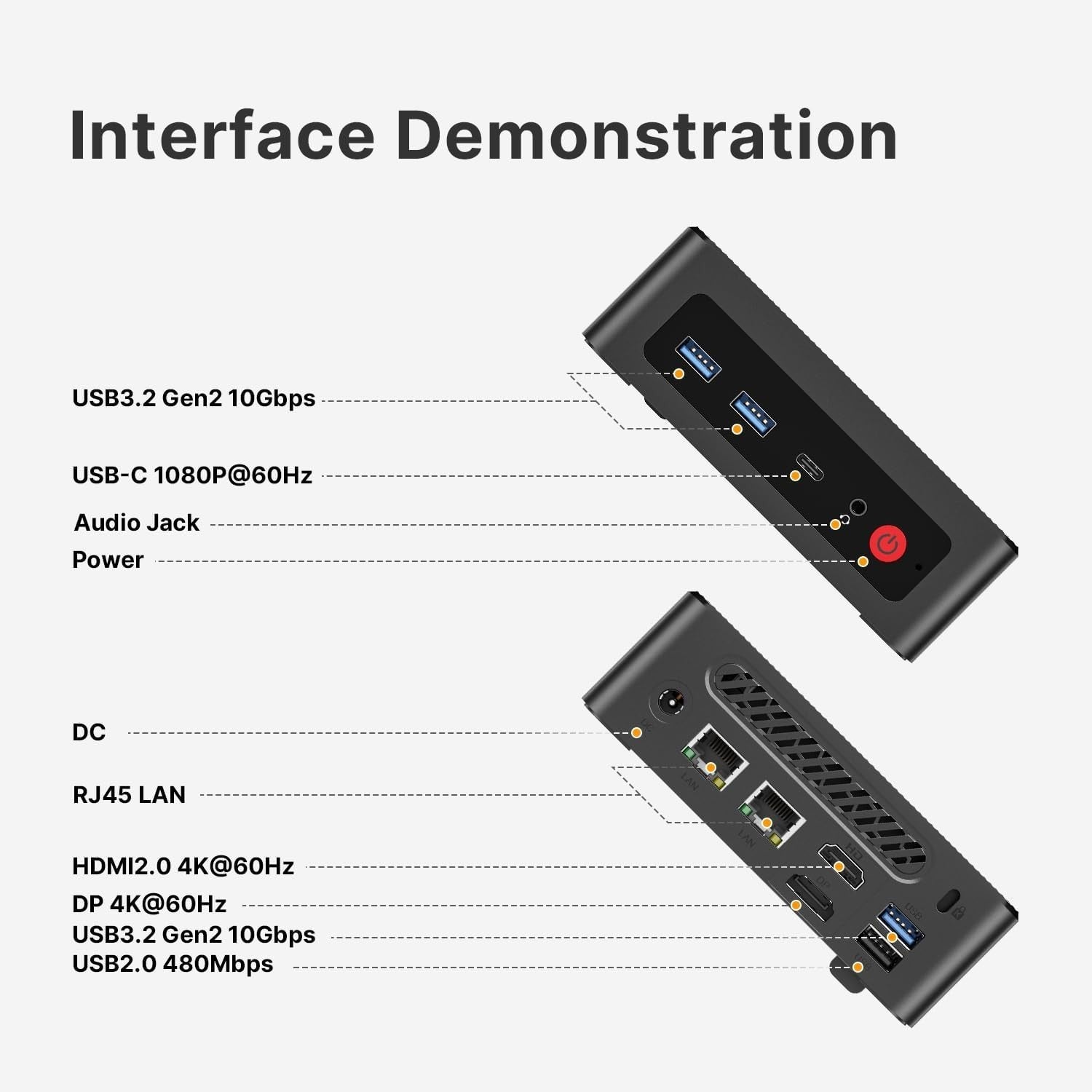 AMD Ryzen 5 Retro Station Mini PC 256GB + 2TB MVMe Retro gaming + Windows 11