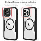 2in1 Full Coverage Clear Case Screen Protector For iPhone 16 15 14 13 12 MagSafe