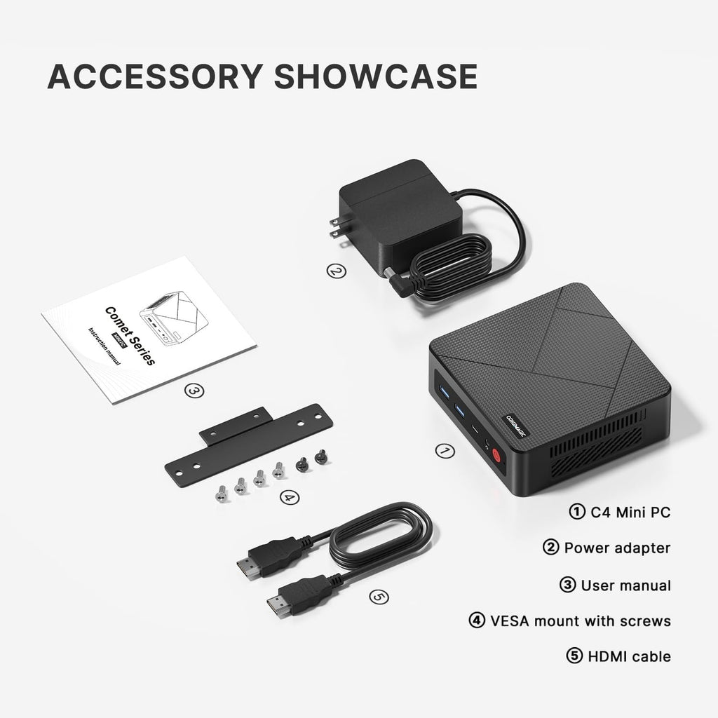 AMD Ryzen 5 Retro Station Mini PC 256GB + 2TB MVMe Retro gaming + Windows 11