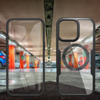 2in1 Full Coverage Clear Case Screen Protector For iPhone 16 15 14 13 12 MagSafe