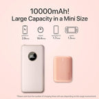 MOVE SPEED Portable Charger Mini Cute Power Bank 10000mAh 22.5W