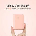 MOVE SPEED Portable Charger Mini Cute Power Bank 10000mAh 22.5W